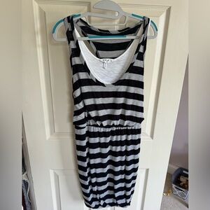 Bodycon double layer dress